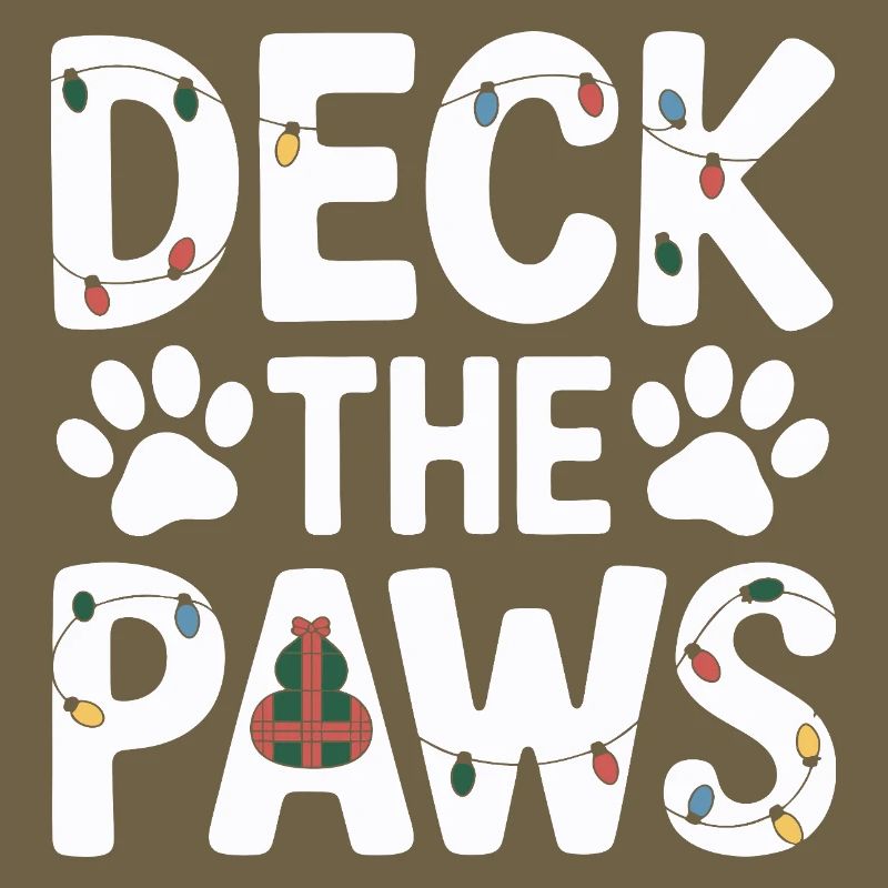Fête de Noël Deck the Paws