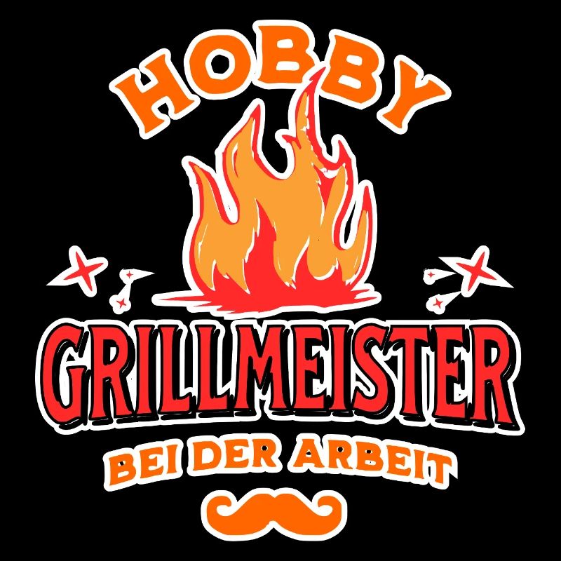 Hobby grill meinster at work on the grill