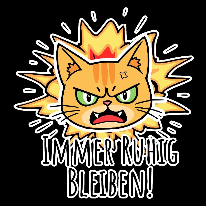Keine Panik immer ruhig bleiben! Cool Cat