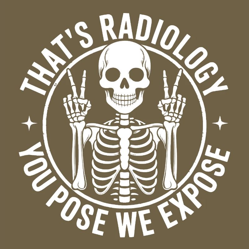 Radiology Pose: Skeleton Humor