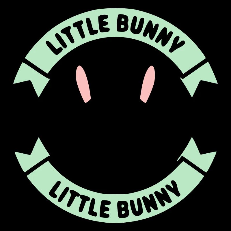Badge du logo du petit lapin Mignon