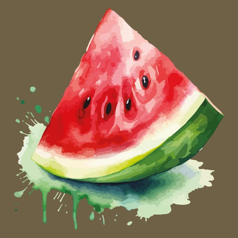 Éclaboussure d’aquarelle pastèque