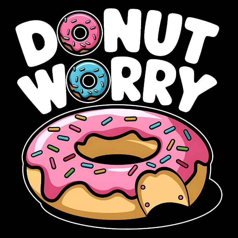 Donut Worry Donut Süß Witzig Lustig
