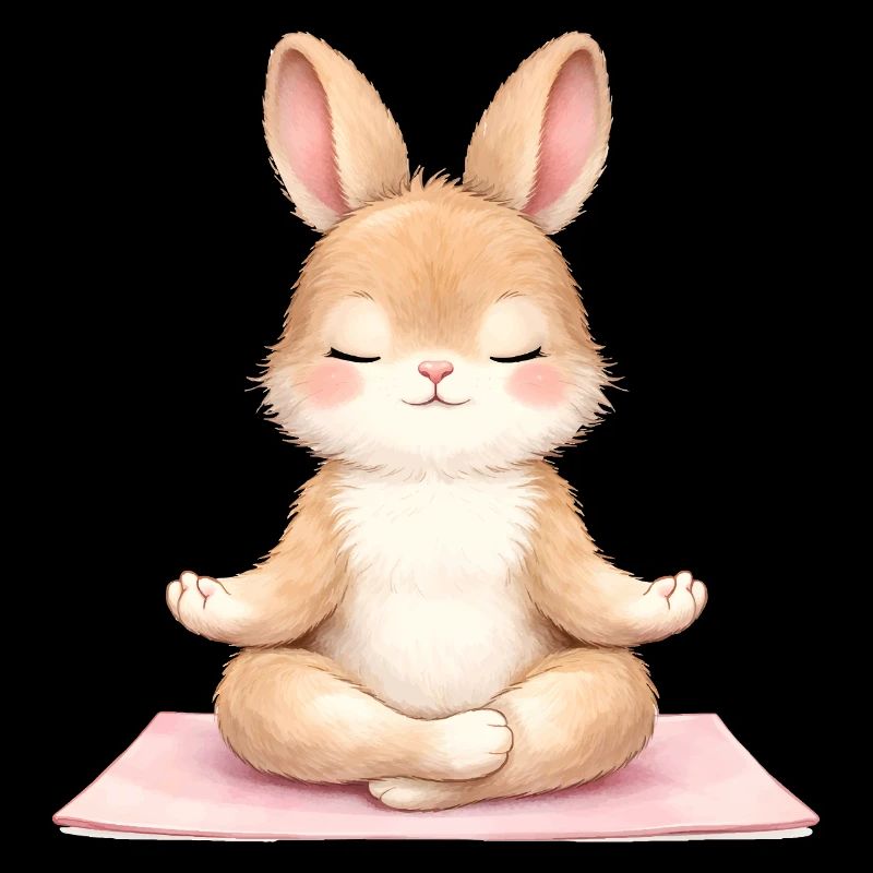 Description du lapin méditant dans le yoga