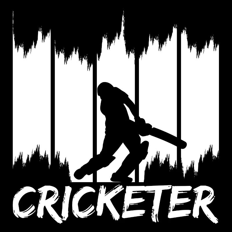 Joueur de cricket drôle