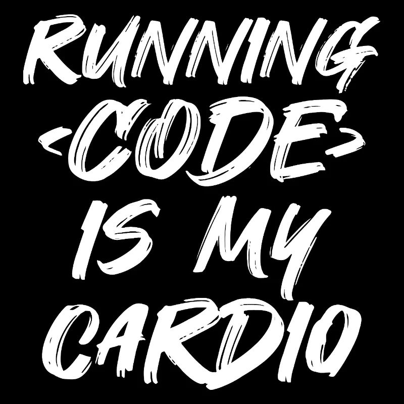 Lustiger Softwareingenieur Cardio Gym für Programmierer