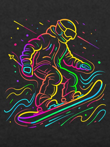 Snowboarder Retrowave