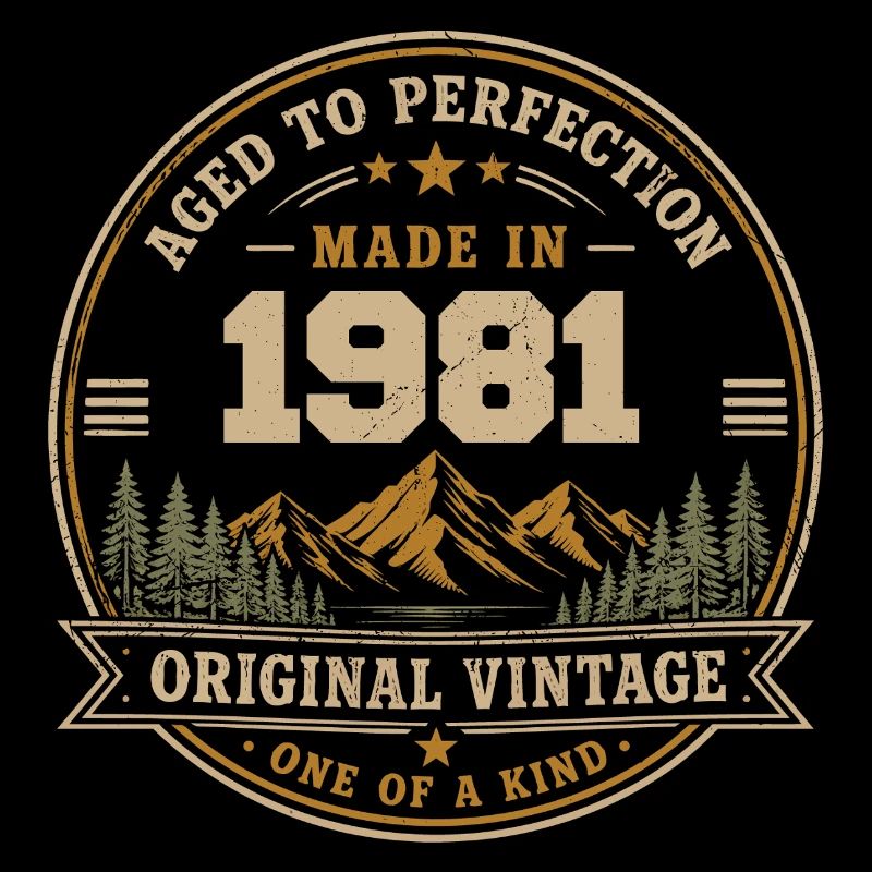 1981 Retro 1981 Vintage, 1981 Geschenk 1981