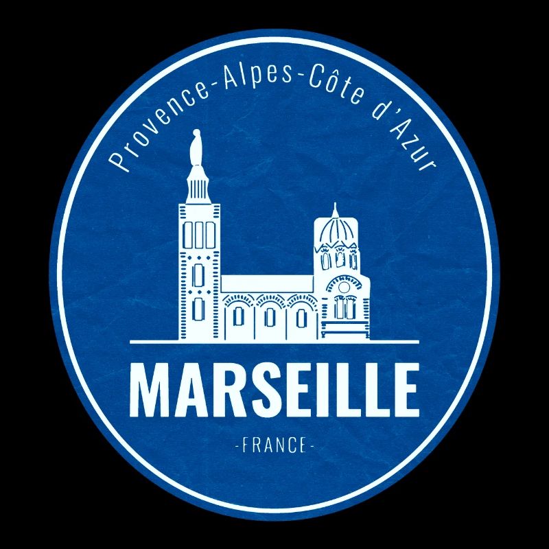 Logo de la ville bleue de Marseille