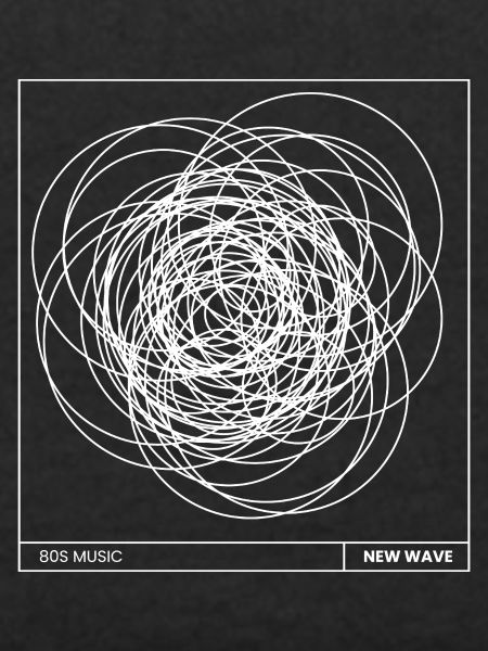 New Wave-Plakatdesign