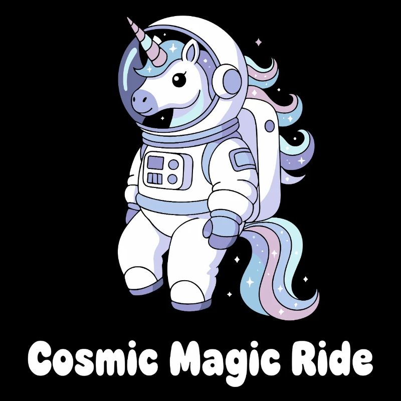 Licorne cosmique Voyage dans l’espace