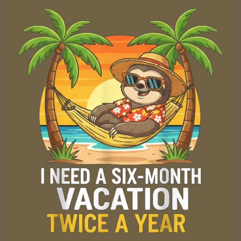 Sechsmonatiges Urlaubsfaultier