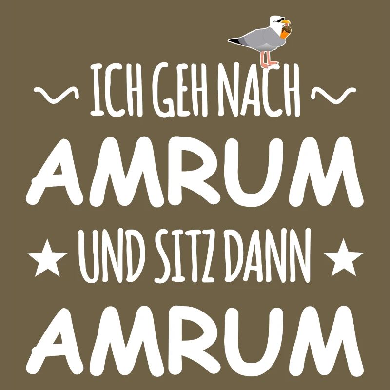 Amrum mit Schnaps Möwe