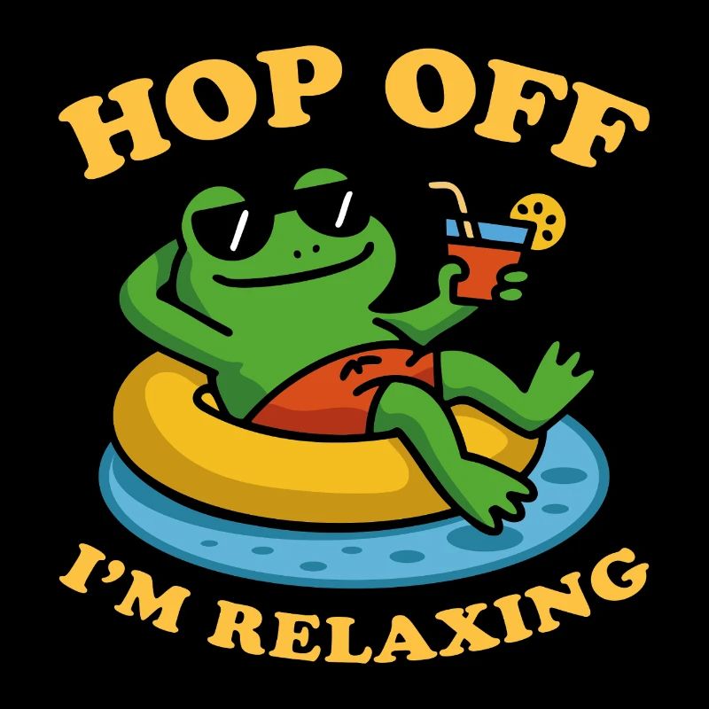 Relaxing Frog - Hop Off I'm relaxing