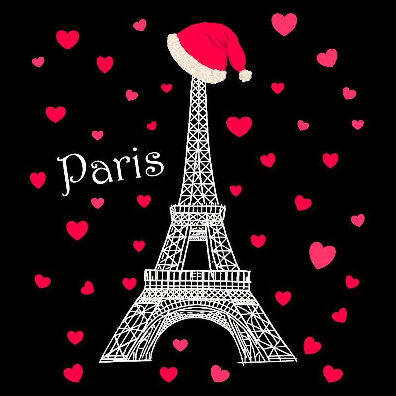 Paris Love Spark Eiffel Tower Christmas