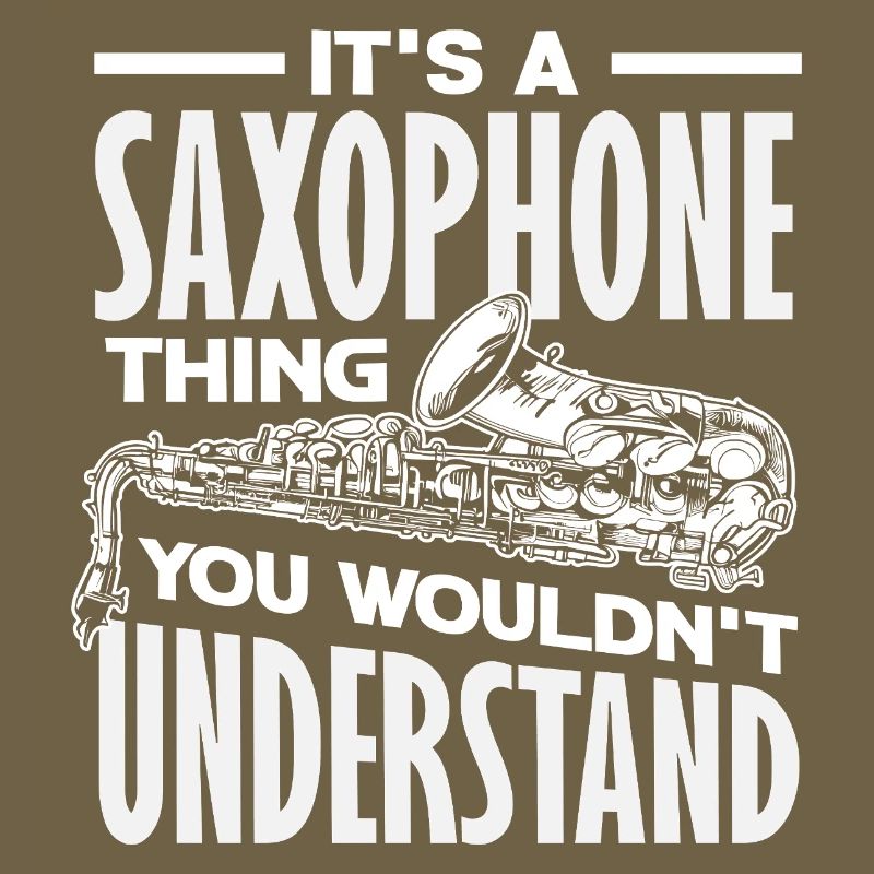 C’est une affaire de saxophone, c’est drôle.