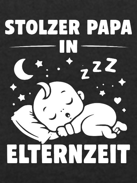 Stolzer Papa in Elternzeit