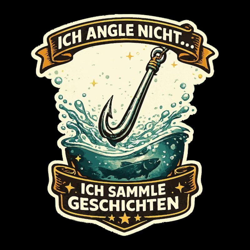 Ich angle nicht ich sammle Geschichten