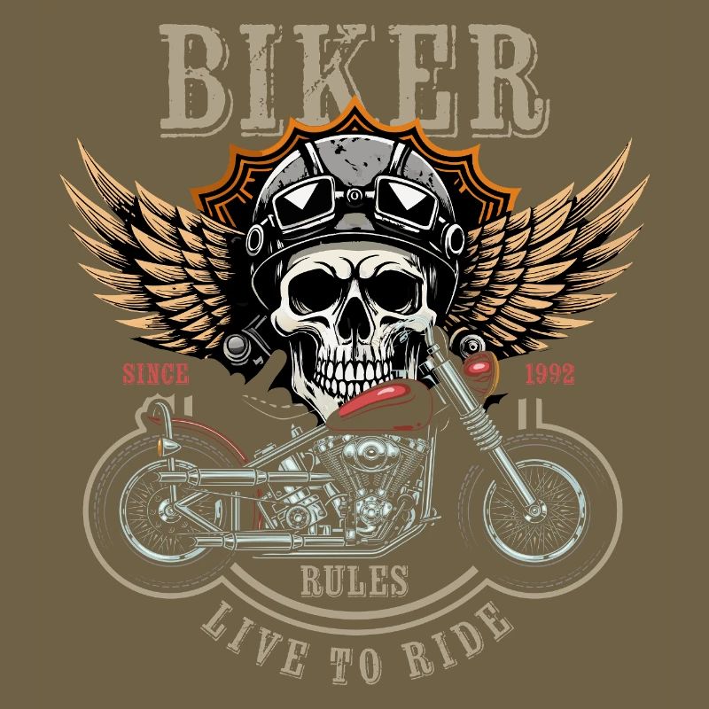 Biker Rules - Since 1992 - Live to Ride