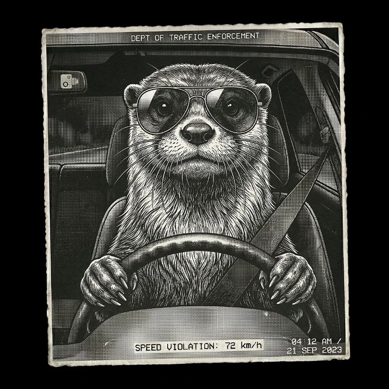 Otter Flashed