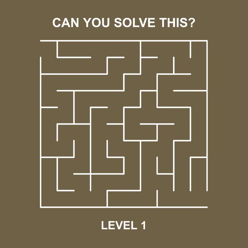 Maze Puzzle Challenge – Can You Solve This? Level1