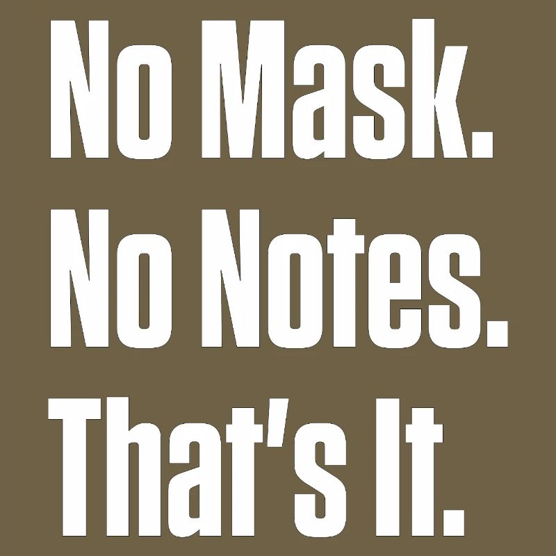 Pas de masque Pas de notes Orgueil neurodivergent