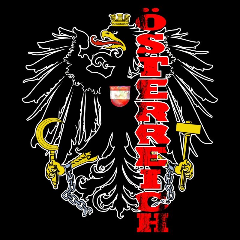 Cadeau aigle Autriche blason maison