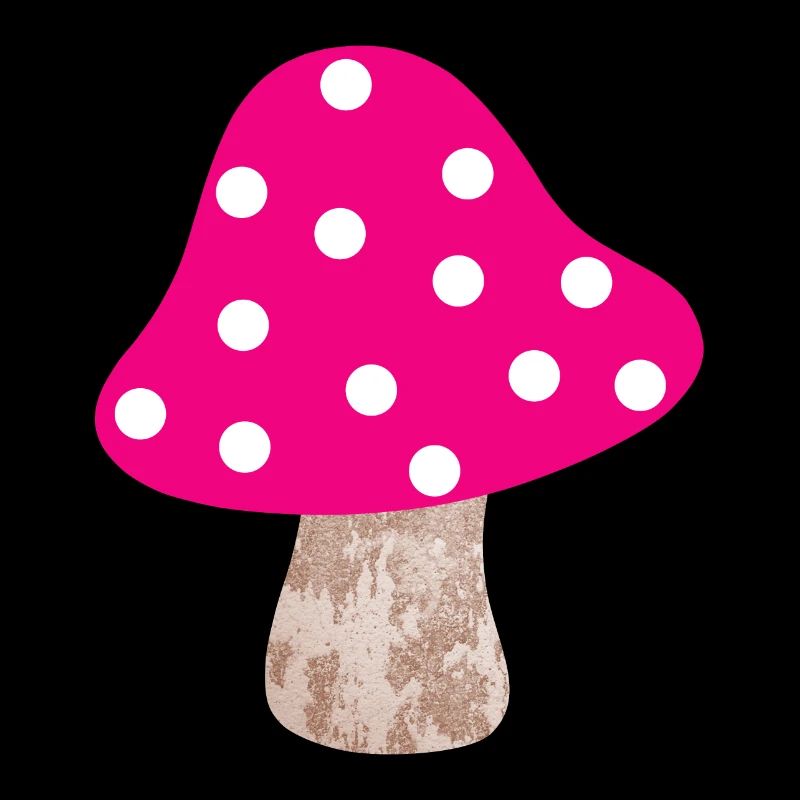 Pilz pink Punkte Dots Glück Kinderzimmer Wald