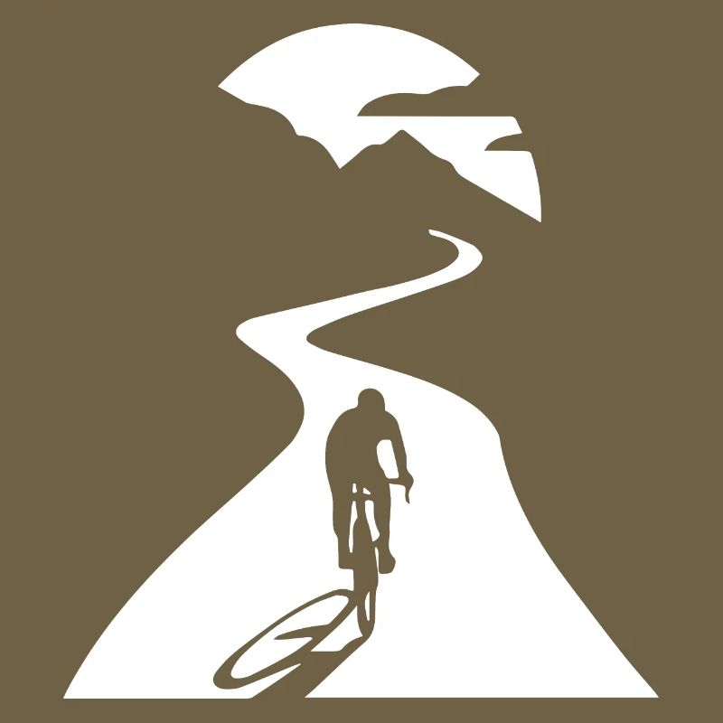 Cyclists in the moonlight