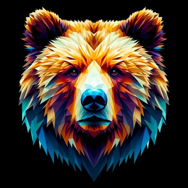 Polygonaler Bär