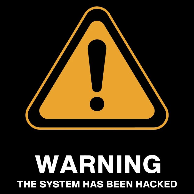 Icône d’avertissement du système piraté