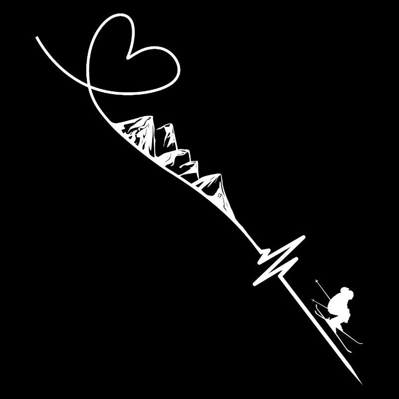 Skifahren Heartbeat