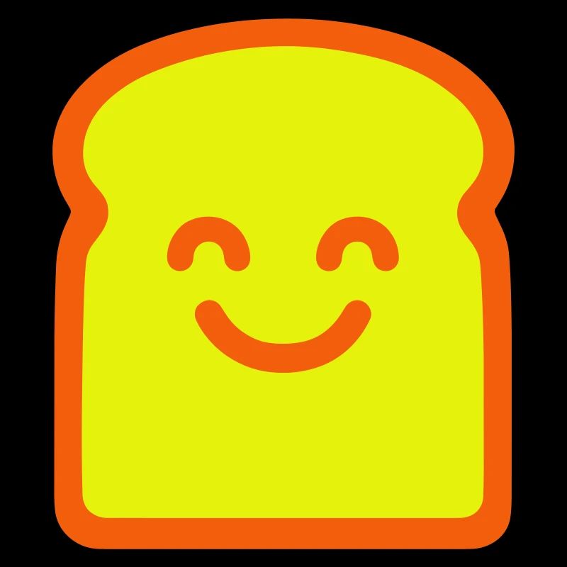 Smiling Toast Face