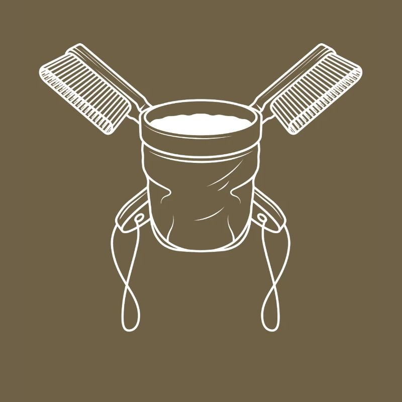 Chalkbag & Brushes - Weiß