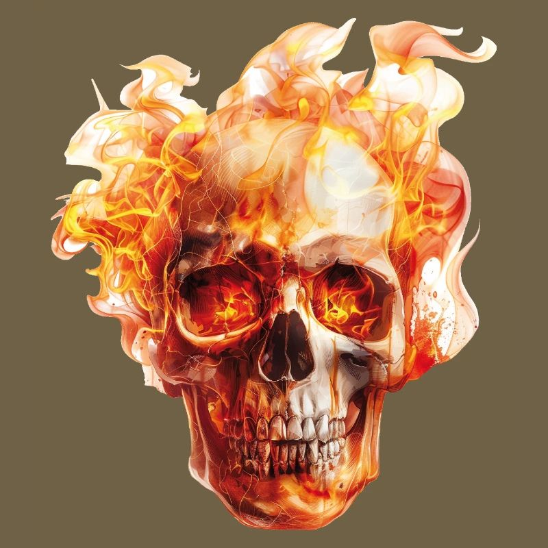 Skull Flames