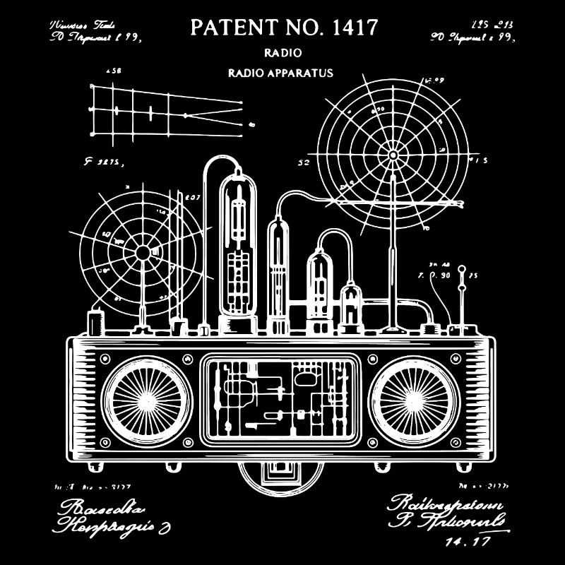 Circuit Boombox Retro Blueprint