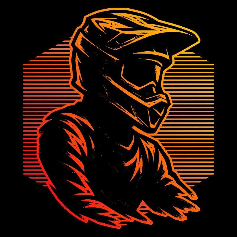 Motocross motif with recognition value