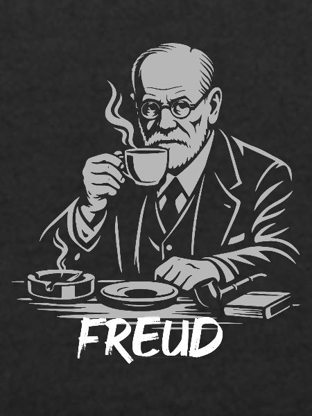 Freud Kaffeepause Illustration