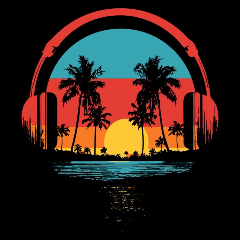 Beach Summer Palm Tree