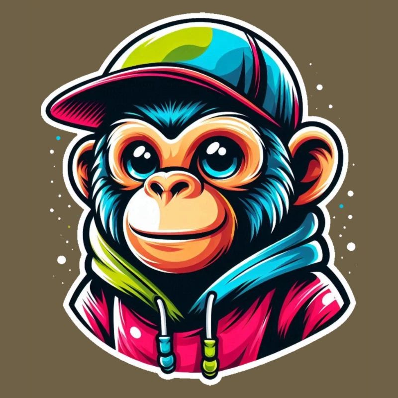 Casquette à capuche Monkey