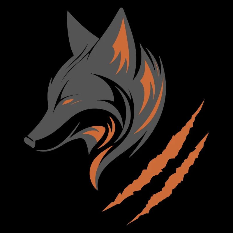 Grauer Fuchs | Orange Fuchs