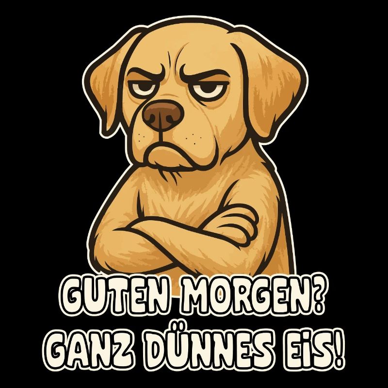 Sarkastischer Hund Labrador
