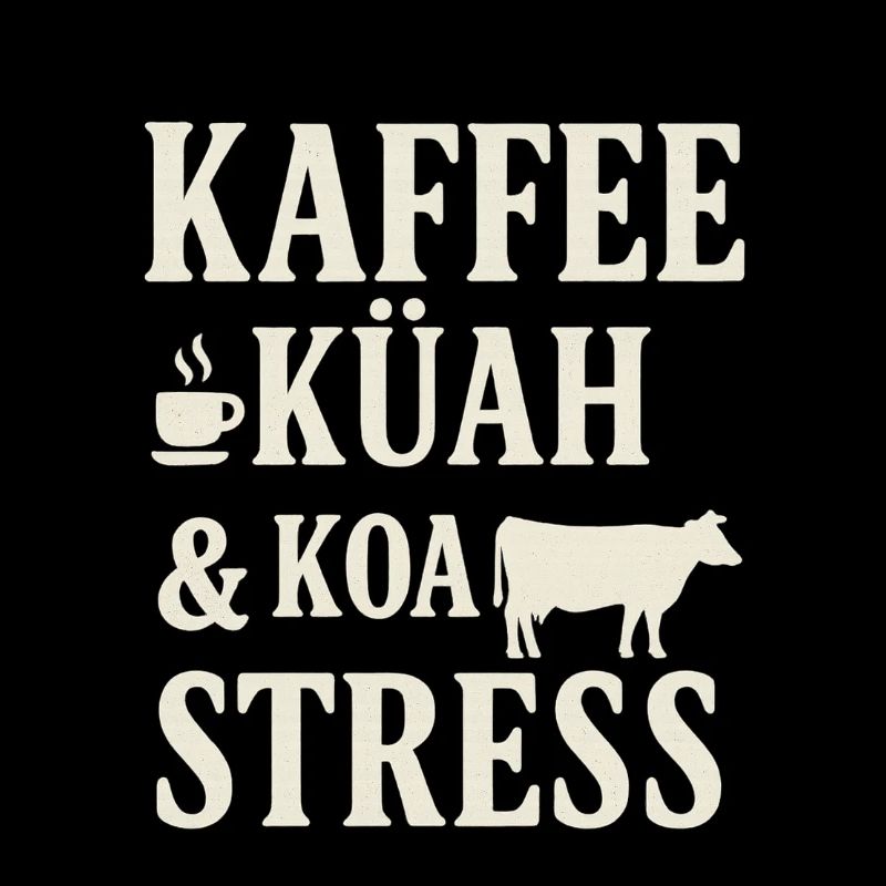 Kaffee Kuh Stress
