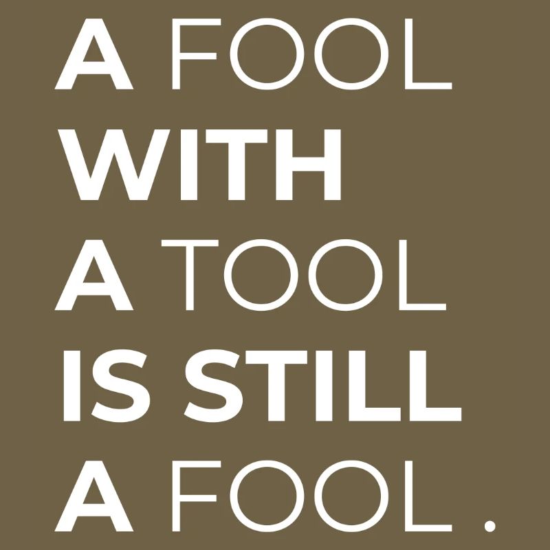 Toolwise Fool: Mutige Typografie