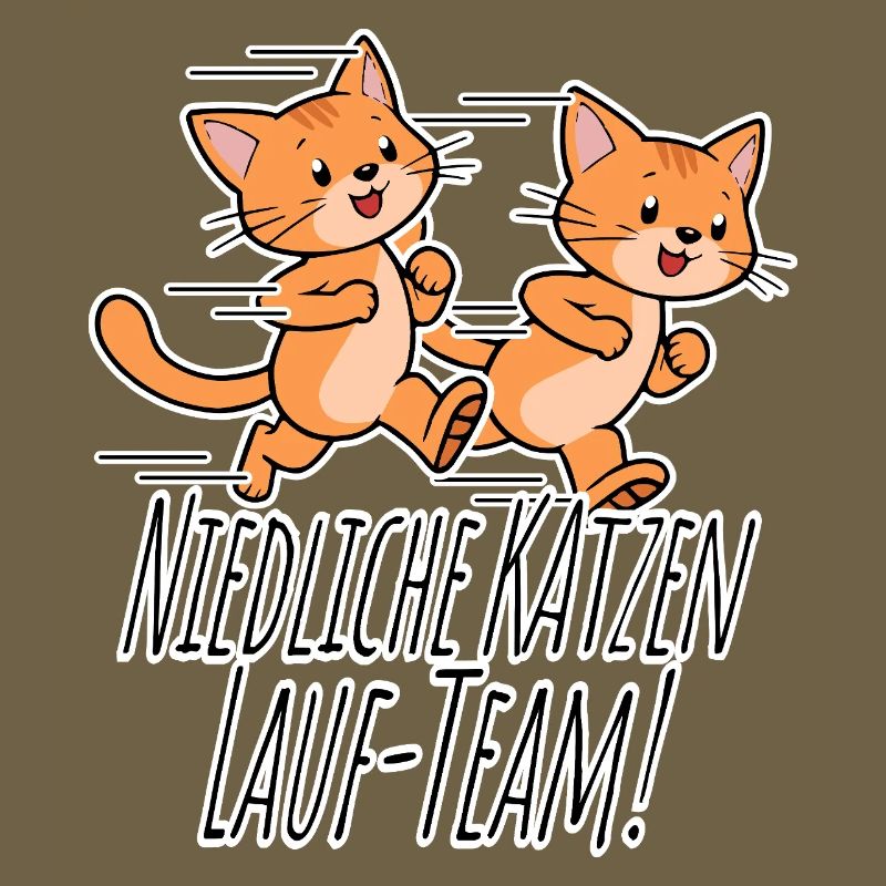 Équipe de course des chats mignons !