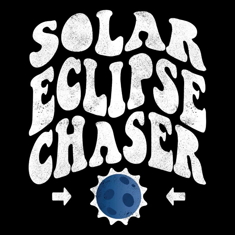 Solar eclipse chaser white