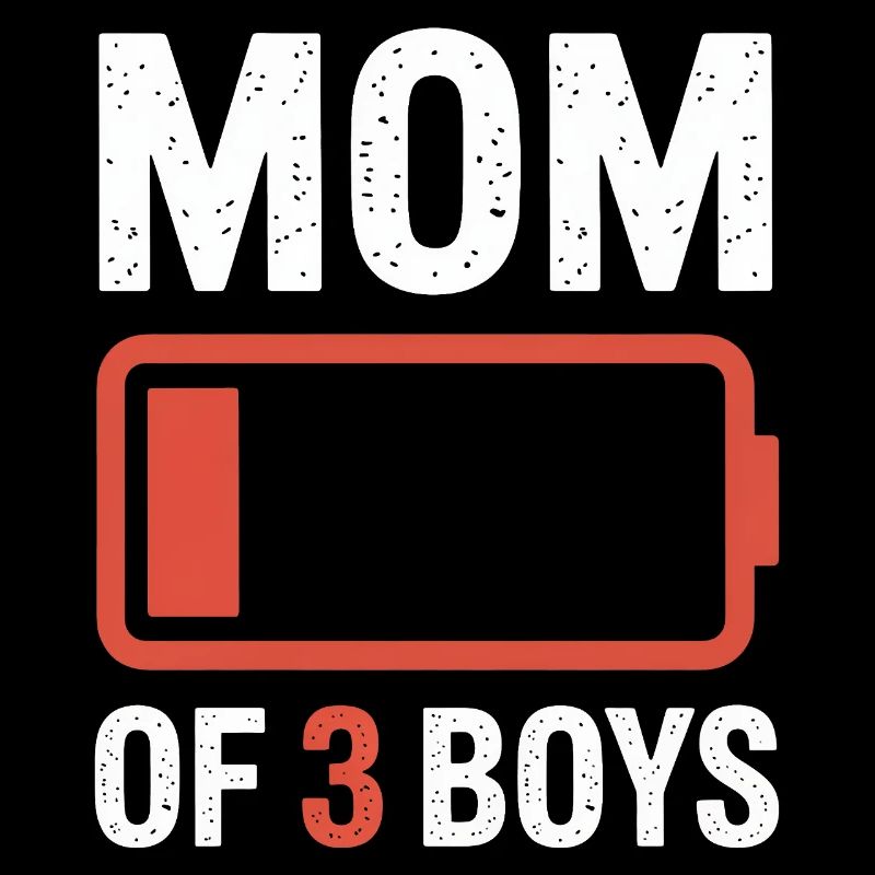 Graphique de la batterie maman de 3 garçons
