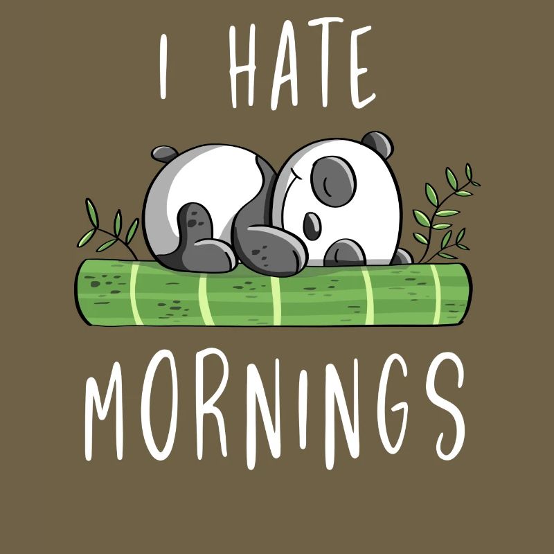 I Hate Mornings - Bambus Panda Bär - Comic