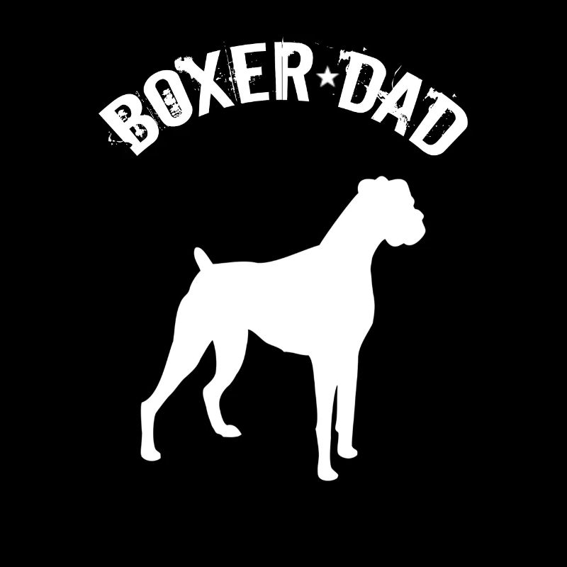 Boxer Hund Herren Boxer Papa