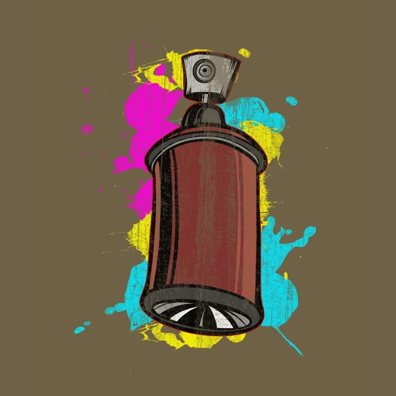 Graffiti Spraydose mit Spritzfarben